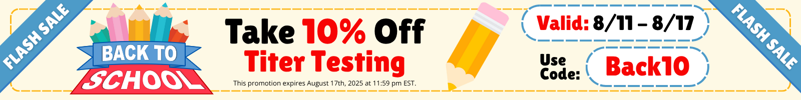 Discount Titer Testing Online